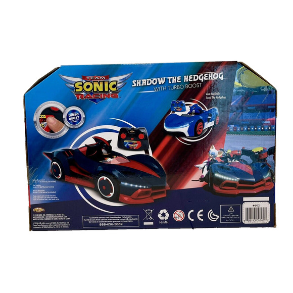 NKOK 2012 Sonic Sega All Stars & 2018 Shadow The Hedgehog Racing RC Cars LOT OF2 - Picture 9 of 16